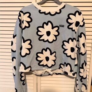 Vans Blue Floral Sweatshirt